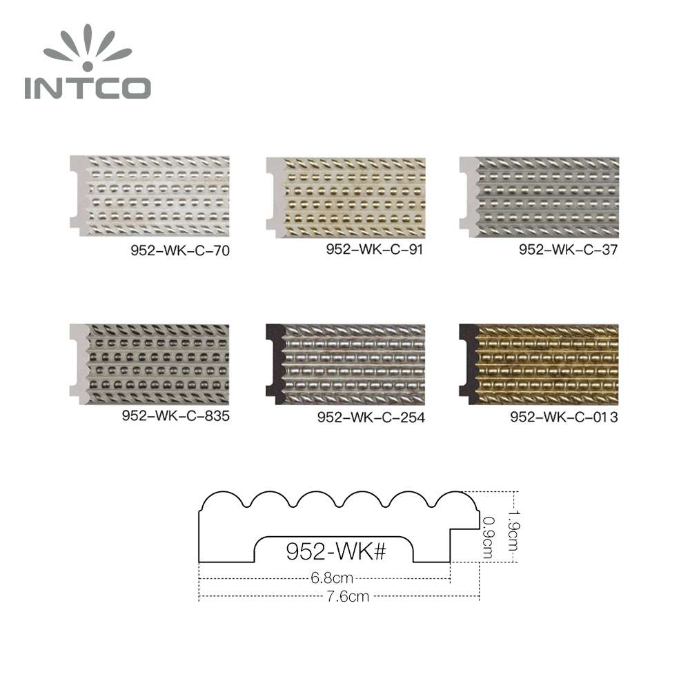 Intco picture frame moulding profiles & optional finishes